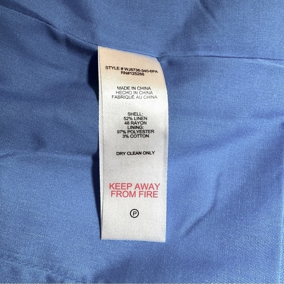 Jason Wu Notch Lapel Crop Blue Blazer NWT Size Small - Picture 11 of 13